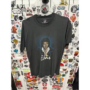 80's Elvis Presley T-Shirt Size L Screenstars Tag